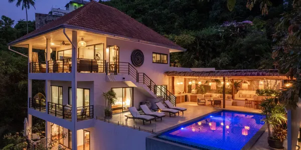 Трехэтажная вилла с бассейном и отдельной студией, Самуи, Таиланд