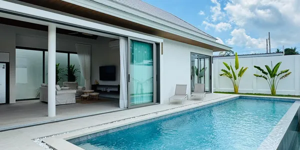 Новая меблированная вилла с бассейном в 350 метрах от пляжа, Самуи, Таиланд