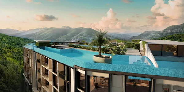 Новый проект с бассейном, коворкингом и панорамными видами, Пхукет, Таиланд