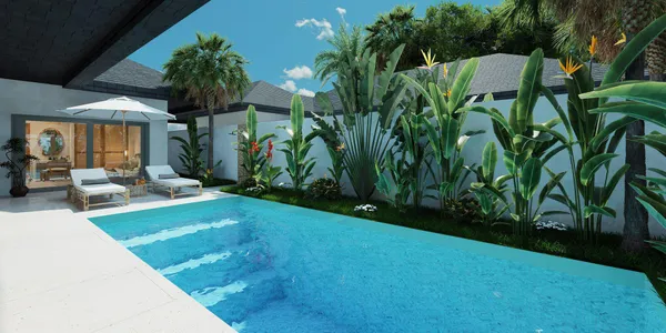 Мини-комплекс вилл «под ключ» с приватными бассейнами рядом с полем для гольфа в районе Маенам, Самуи, Таиланд