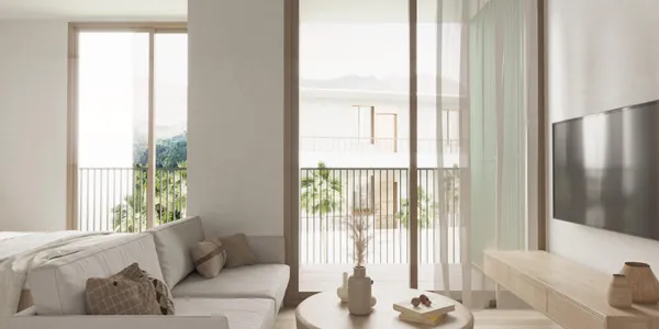 Студия в жилом комплексе с бассейнами, садом и круглосуточной охраной, Самуи, Таиланд