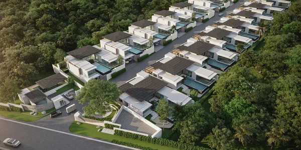 Комплекс вилл с бассейнами в живописном районе, рядом с пляжами, Пхукет, Таиланд