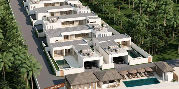 Эксклюзивный комплекс вилл с бассейнами и видами на море рядом с пляжем, Самуи, Таиланд