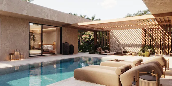 Стильные одноэтажные виллы с бассейнами в 10 минутах от пляжа, Самуи, Таиланд