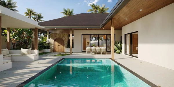 Новый комплекс вилл с бассейнами в 5 минутах от пляжа Чонг Мон, Самуи, Таиланд