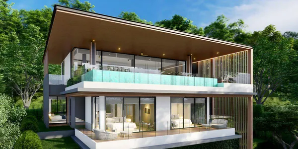 Новая вилла с бассейном, лифтом и живописными видами, Пхукет, Таиланд