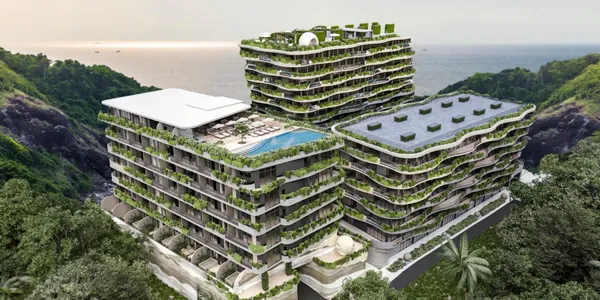 Новая квартира с большим балконом в 750 метрах от пляжа Най Харн, Пхукет, Таиланд