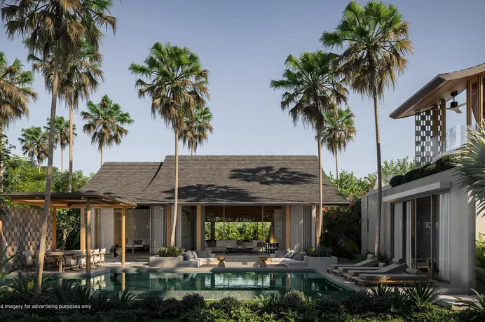 Виллы класса люкс в тайском традиционном архитектурном стиле, с бассейнами, в окружении зелени, Пхукет, Таиланд