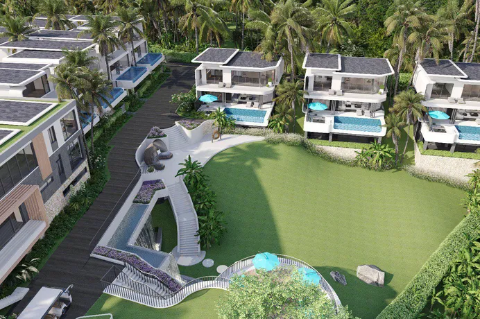 Виллы с частными бассейнами, большими террасами и лаунж-зонами, Чавенг Ной, Самуи, Таиланд