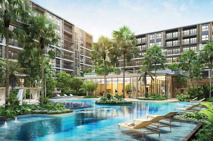 Резиденция с бассейном и коворкингом в 400 метрах от пляжа Банг Тао, Пхукет, Таиланд