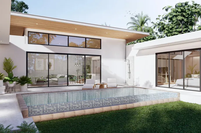 Комплекс новых высококачественных вилл с бассейнами на Самуи, Сураттхани, Таиланд