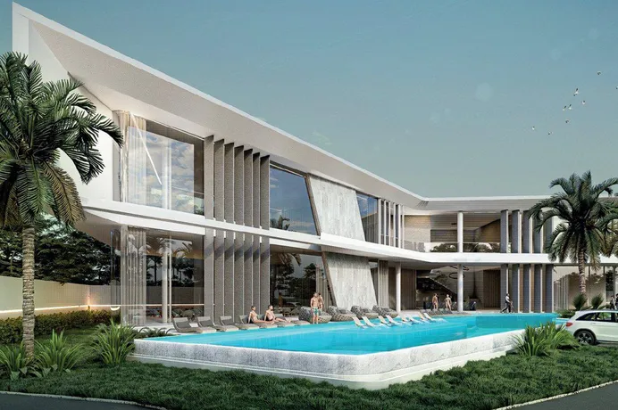 Комплекс вилл с бассейном, парком и озером рядом с пляжем и яхт-клубом, Паттайя, Таиланд