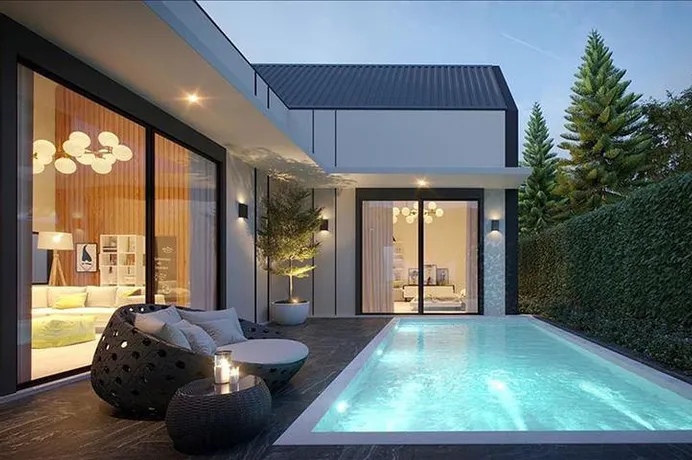 Новый комплекс вилл с бассейнами и садами, Паттайя, Таиланд