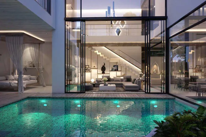 Комфортабельный комплекс вилл с бассейнами, садами и водопадами в 550 метрах от пляжа Банг Тао, Пхукет, Таиланд