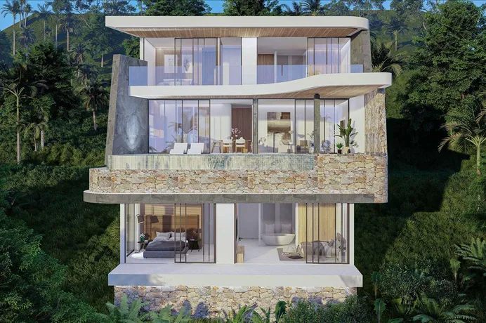 Новый комплекс элитных вилл рядом с пляжем, Самуи, Таиланд