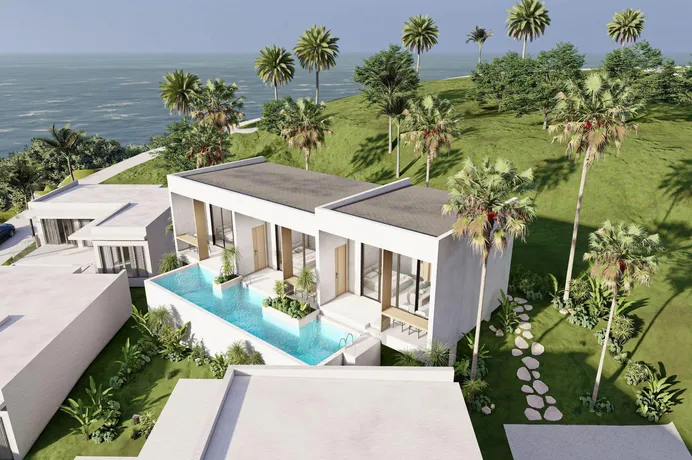 Новые квартиры-студии с общим бассейном всего в 600 м от пляжа Чавенг Ной на Самуи, Таиланд