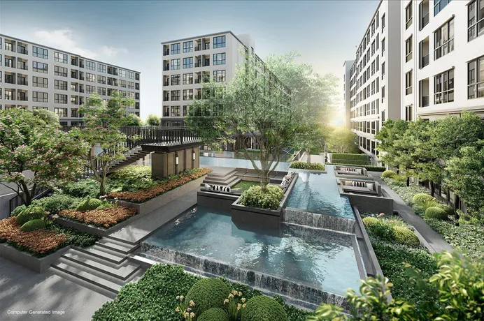 Новый жилой комплекс с бассейнами, коворкингом и детским клубом, Бангкок, Таиланд