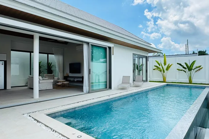 Новая меблированная вилла с бассейном в 350 метрах от пляжа, Самуи, Таиланд