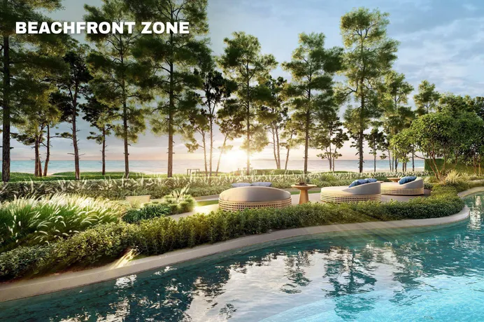 Новая резиденция с бассейнами в 50 метрах от пляжа Най Янг, Пхукет, Таиланд