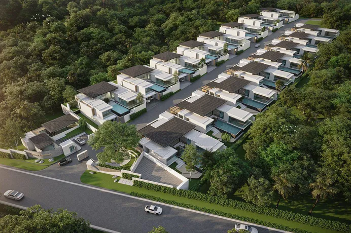 Комплекс вилл с бассейнами в живописном районе, рядом с пляжами, Пхукет, Таиланд