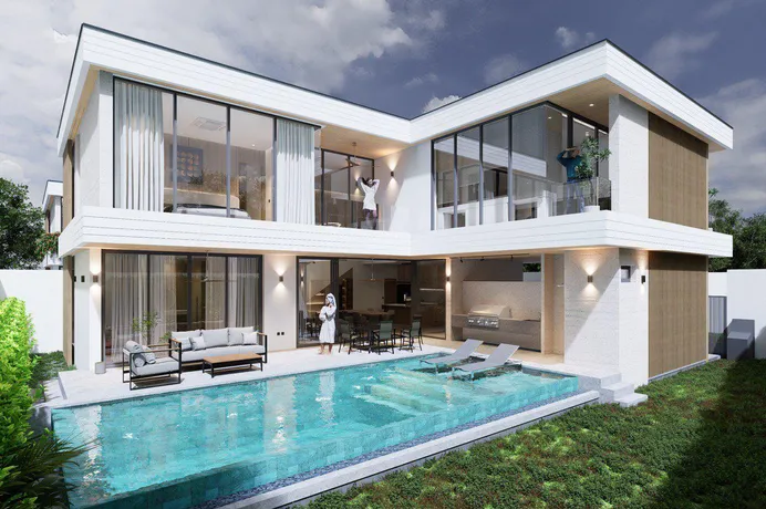 Современные виллы премиум класса с бассейном, Раваи, Пхукет, Таиланд