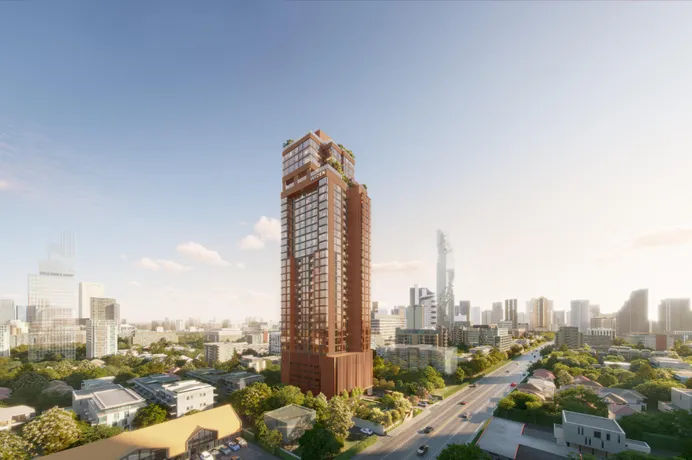 Новая высотная резиденция с бассейном, полем для гольфа и зоной для домашних животных, Бангкок, Таиланд