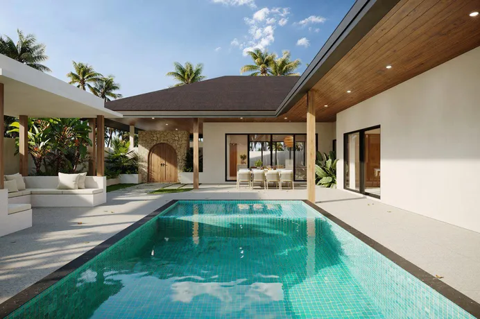 Новый комплекс вилл с бассейнами в 5 минутах от пляжа Чонг Мон, Самуи, Таиланд