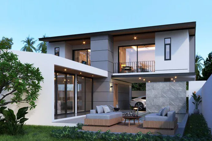 Новый эксклюзивный комплекс высококачественных вилл с бассейнами в 5 минутах от пляжа Чонг Мон, Самуи, Таиланд