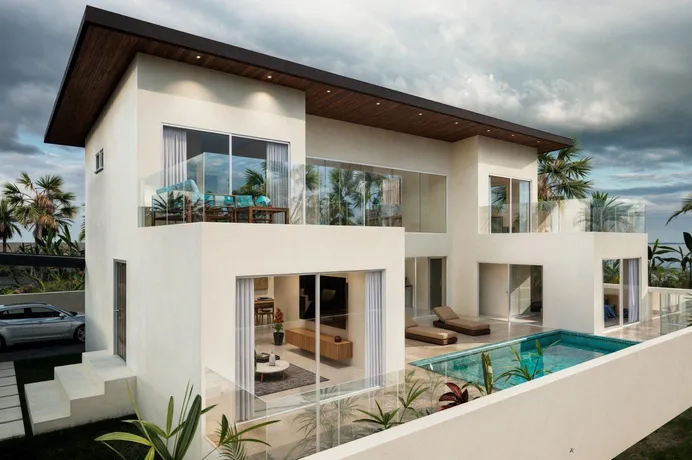 Новый эксклюзивный комплекс вилл рядом с пляжем Чавенг, Самуи, Таиланд