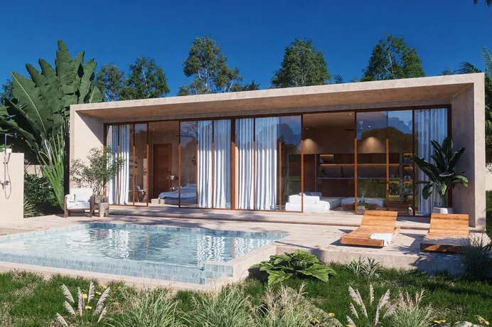 Новый комплекс вилл с бассейнами в 5 минутах от пляжа Маенам, Самуи, Таиланд